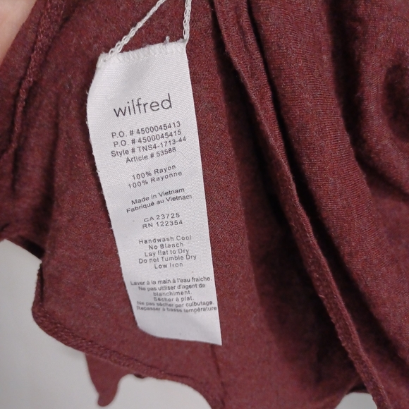 Wilfred Descartes Peplum Long Sleeve Top - Picture 8 of 8